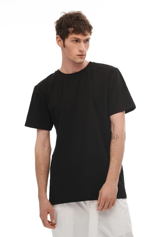 Men's Shirts with Elastic WaistbandsBase T-shirt