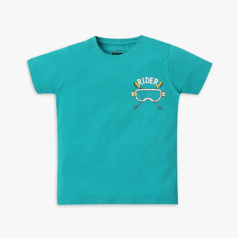 Men's Shirts with Hidden ButtonsBoy's Regular Fit Graphic T-Shirt