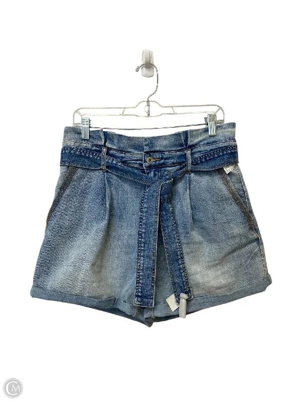 Men's Pants with Patch PocketsShorts By Chelsea And Violet In Blue Denim, Size: 12