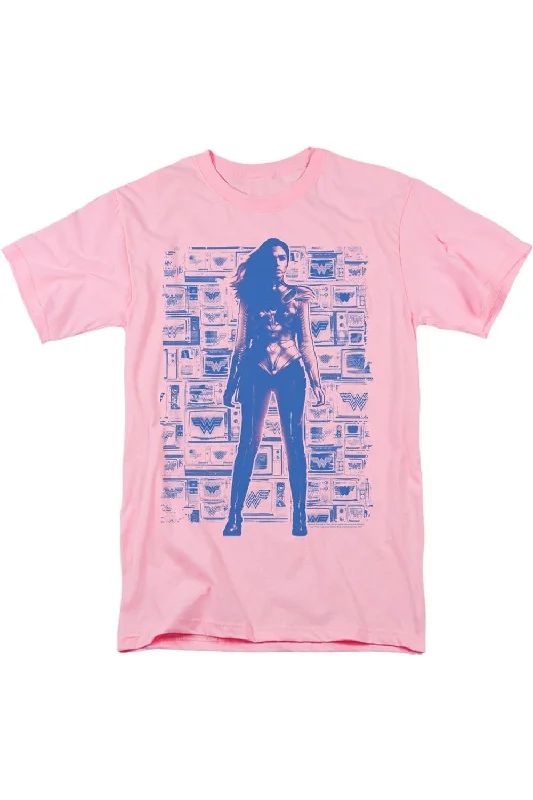 Men's Shirts for Beach OutingsWonder Woman 84 Televisions Short Sleeve Adult Tee / T-Shirt