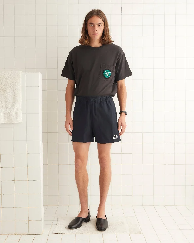 Men's Pants with Belt LoopsField Shorts - Black
