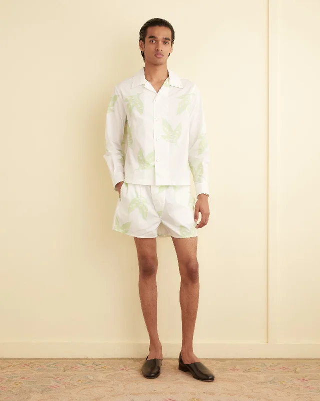 Men's Pants with Contrast StitchingLily of the Valley Boxer Shorts