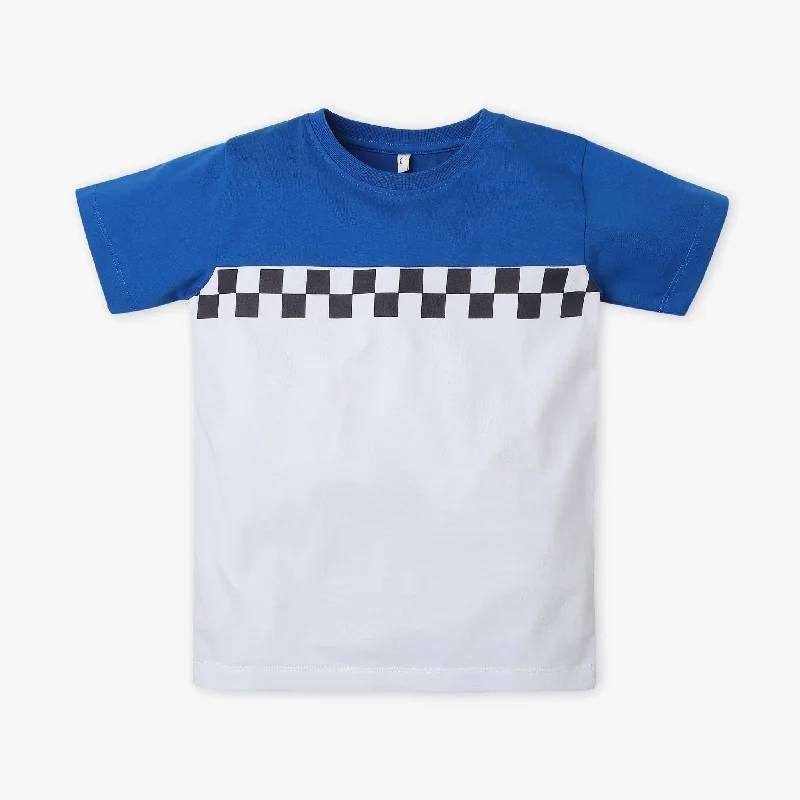 Men's Shirts with Plaid PatternsBoy's Regular Fit Solid T-Shirt