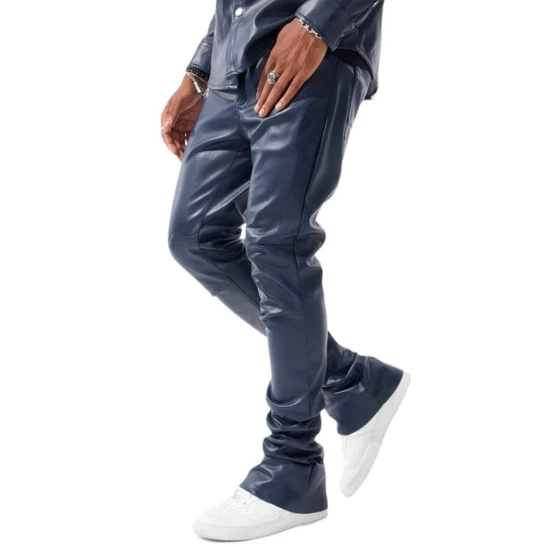 Casual Men's ChinosJordan Craig Ross Stacked Thriller Pants (Midnight Blue) JRF91636
