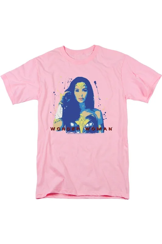 Stylish Men's HenleysWonder Woman 84 Wonder Glow Short Sleeve Adult Tee / T-Shirt