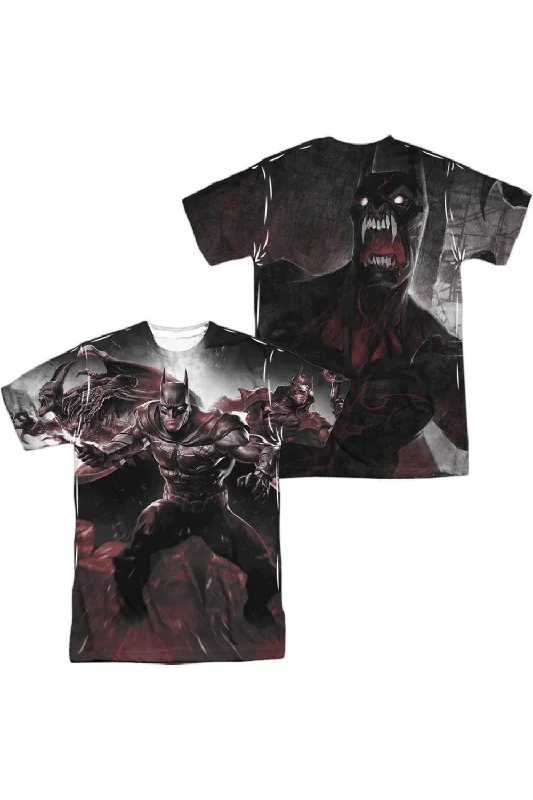 Men's Shirts with Roll-Up SleevesInfinite Crisis Ic Batman (Front/Back Print) Short Sleeve Adult Poly Crew Tee / T-Shirt