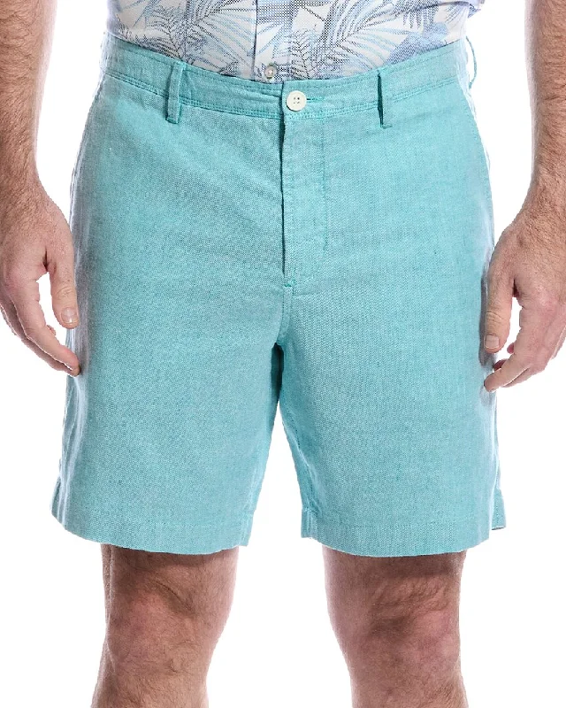 Men's Button-Fly Pants for a Traditional TouchTommy Bahama Beach Coast Linen-Blend Short