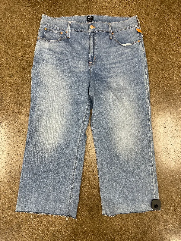 Affordable Men's JeansJeans Cropped By J. Crew In Blue Denim, Size:16