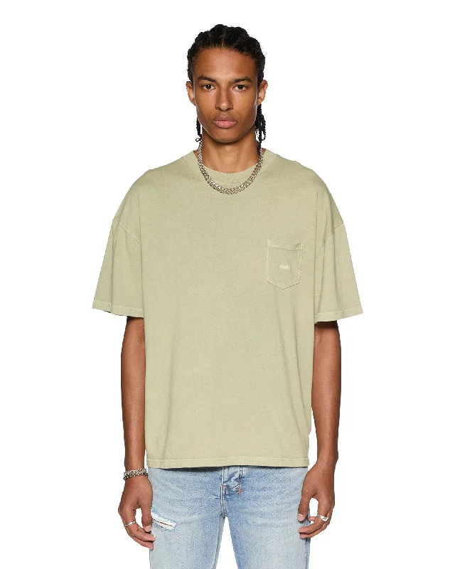 Men's Long-Sleeved ShirtsEST POCKET SS TEE GRASS