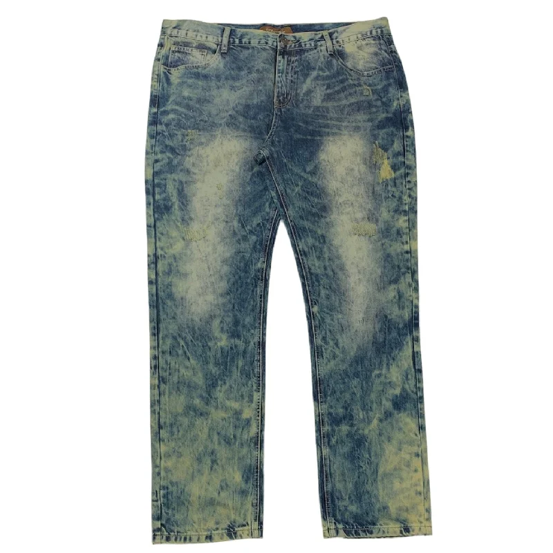 Men's Custom-Fit Pants for a Personalized TouchCrysp Denim Jean (Blue Wash) - CRSP22