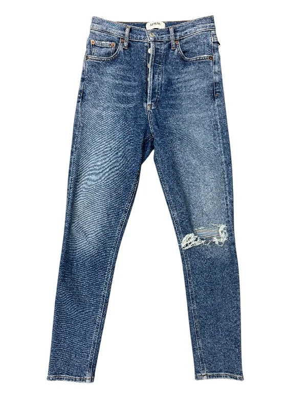 Men's Jeans with Functional PocketsJeans Straight By Agolde In Blue Denim, Size: 0