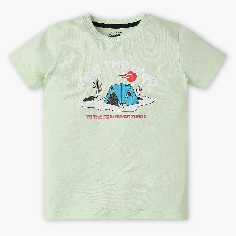 Men's Shirts with Pocket SquaresBoys Graphic Crew Neck T-Shirt