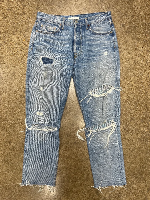 Men's Straight-Leg JeansJeans Straight By GRLFRND In Blue Denim, Size:6