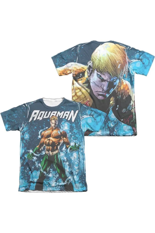 Men's Shirts with Adjustable CuffsJustice League of America Bubbles Everywhere (Front/Back Print) Adult Poly/Cotton Short Sleeve Tee / T-Shirt