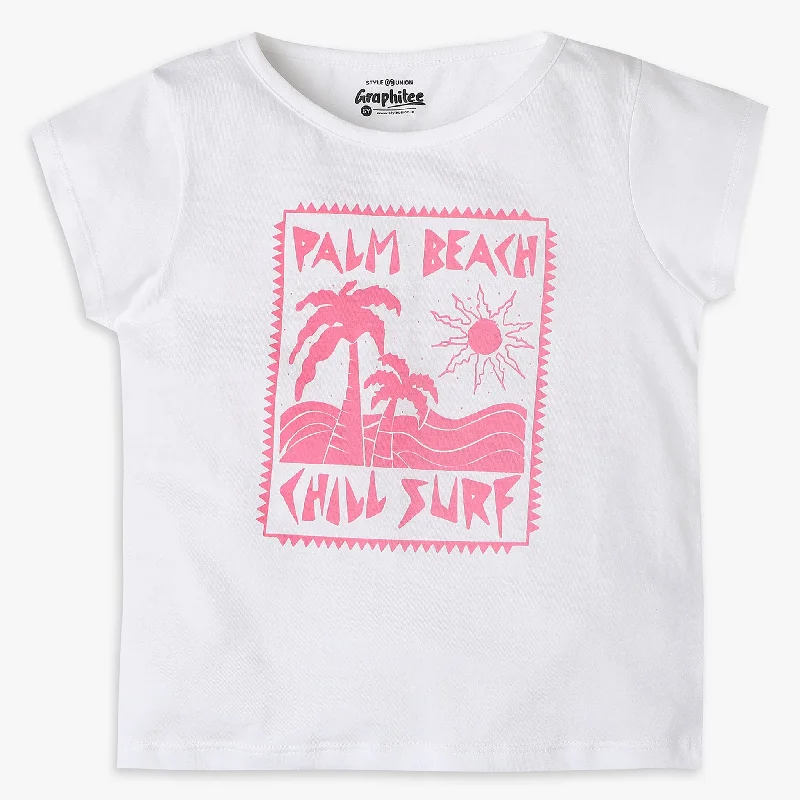 Men's Shirts with Spread CollarsGirls Regular Fit Graphic T-Shirt