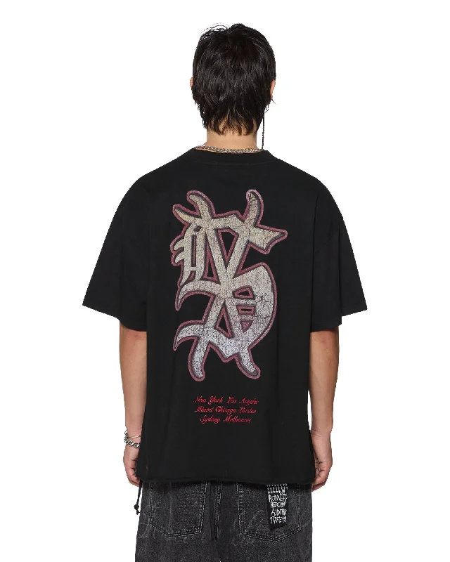 Men's Shirts with Roll-Up SleevesPLAYOFF EKCESS SS TEE JET BLACK