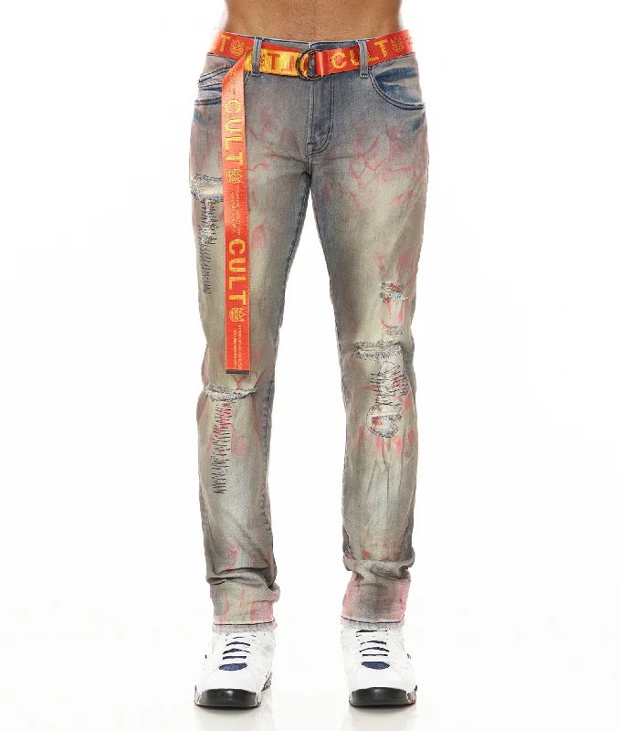 Workwear Men's JeansROCKER SLIM IN GARNET