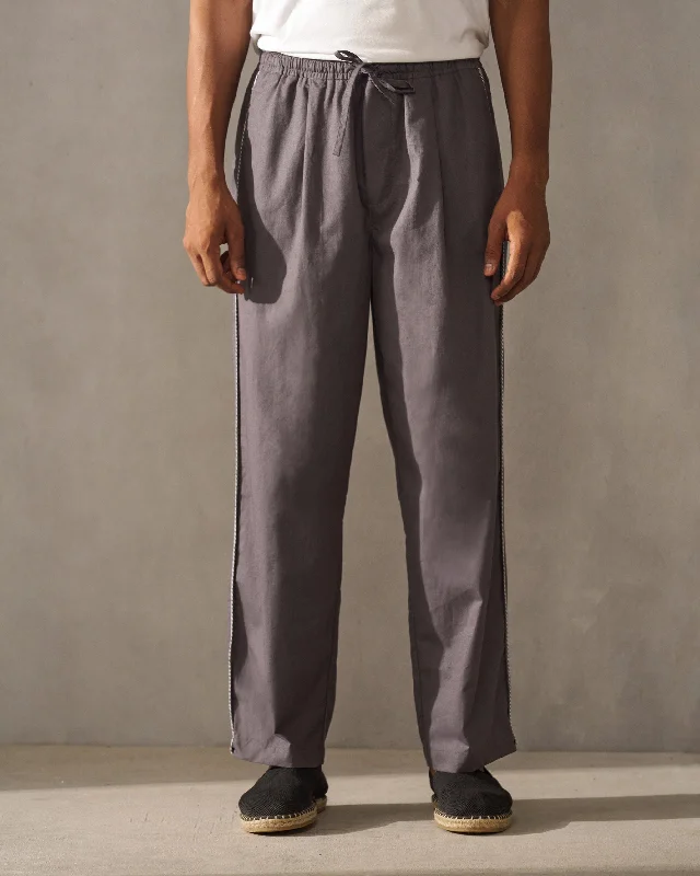 Men's Zippered Pants for SecurityTom Trousers - Charcoal