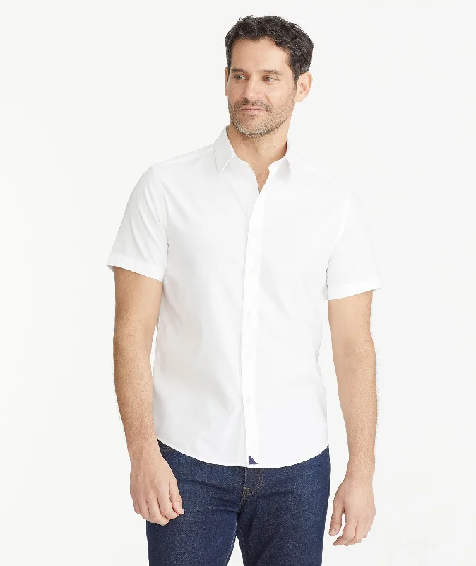 Men's Big and Tall Shirts for Added ComfortWrinkle-Free Short-Sleeve Las Cases Shirt - FINAL SALE
