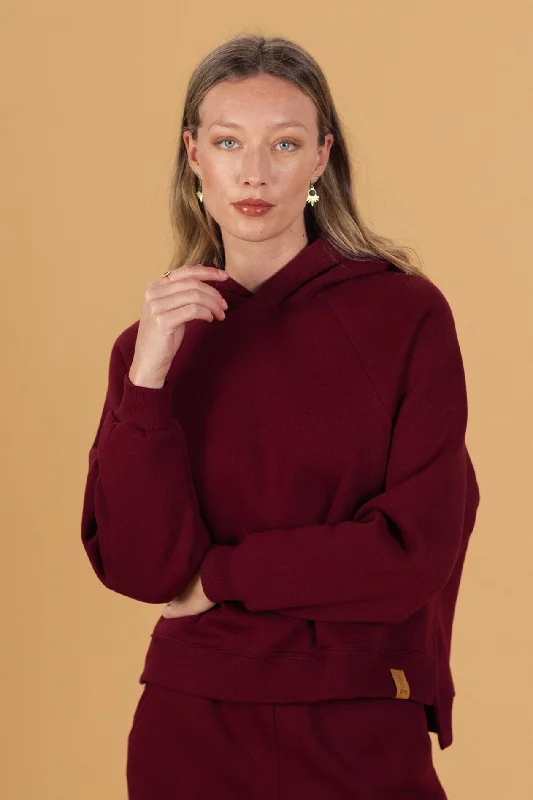 Hoodie Emberlyn Burgundy
