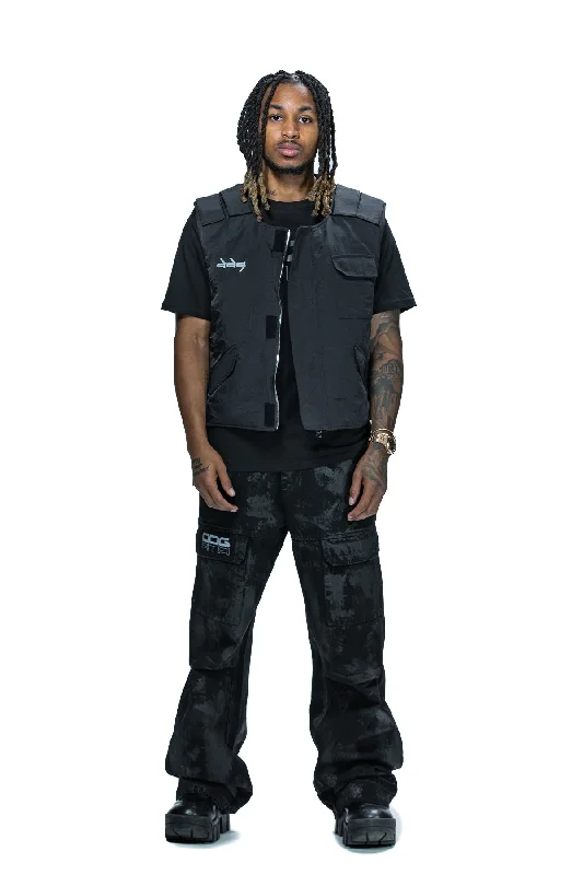 Men's Swim Trunks for SwimmingWYLIE CARGO JEAN | BLACK WAX COATED DDG