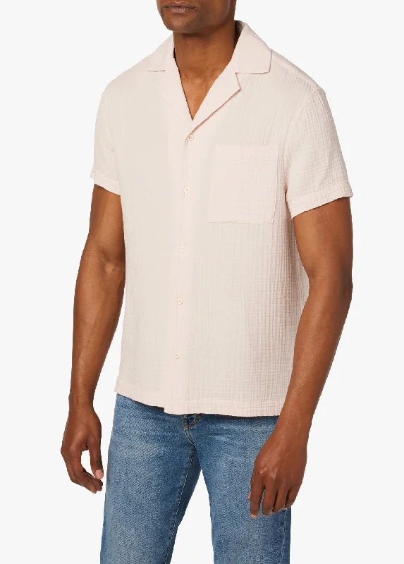 Men's Cufflink-Ready Shirts for Formal EventsCHARLIE CAMP SHIRT