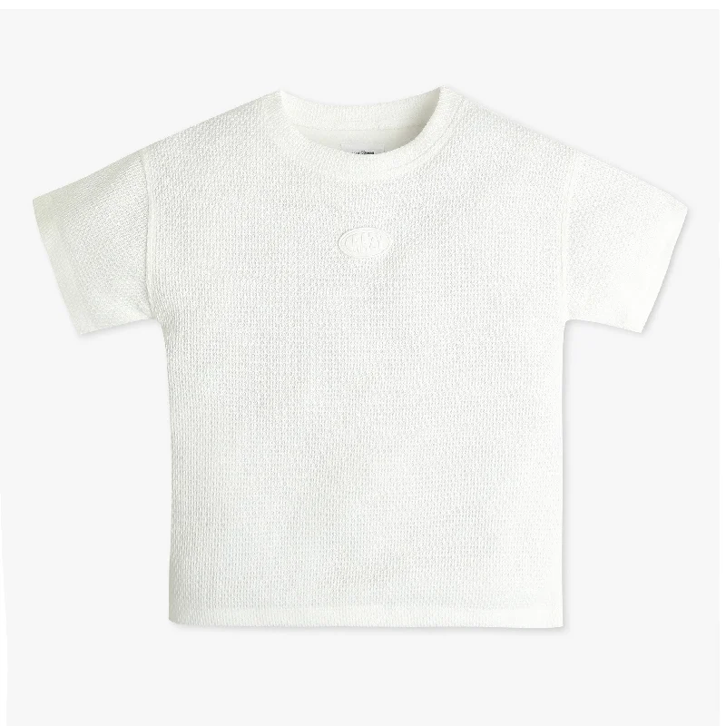Men's Flowy Shirts for a Relaxed LookBoys Oversize Crew Neck Structured Crazy Chest Print T-Shirt
