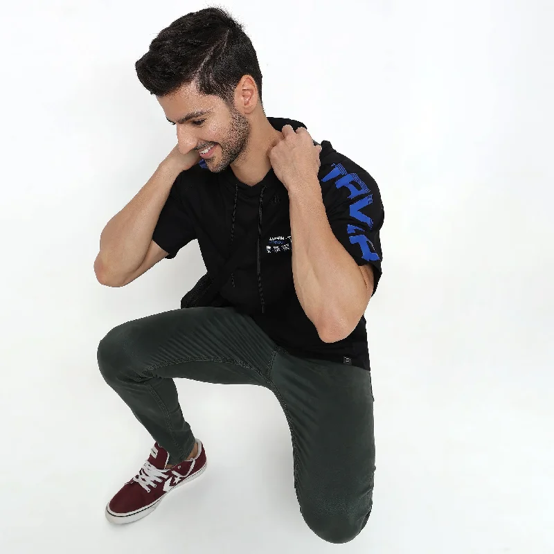 Men's Shirts with Double-Breasted DesignsOversize Graphic T-Shirt