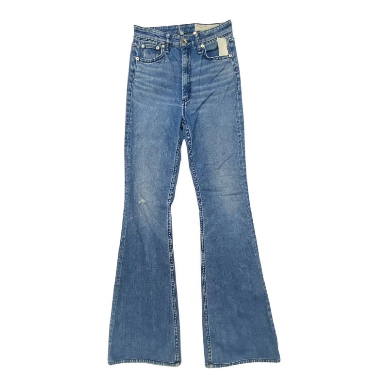 Flexible Stretch Men's JeansJeans Flared By Rag & Bones Jeans In Blue Denim, Size:0