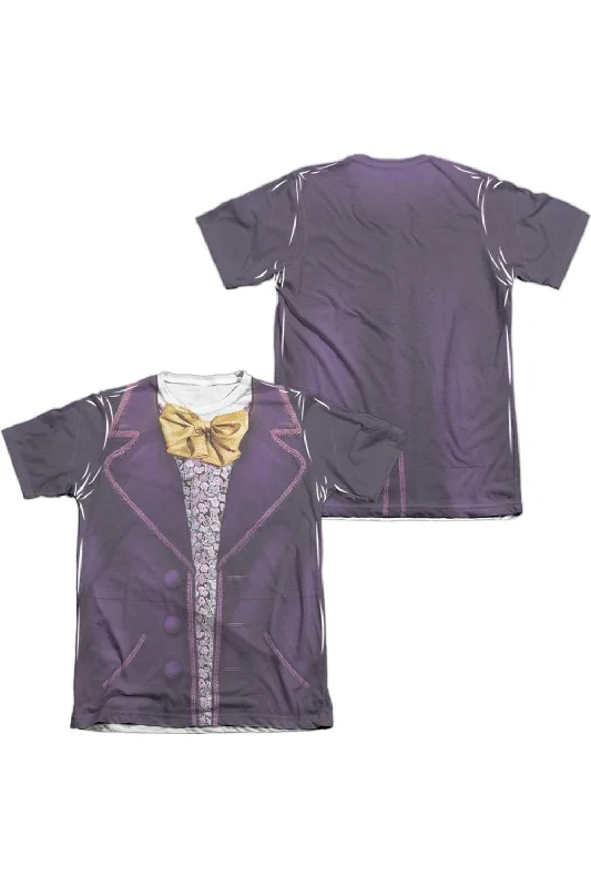 Men's Shirts with Spread CollarsWilly Wonka And The Chocolate Factory Wonka Costume (Front/Back Print) Adult Poly/Cotton Short Sleeve Tee / T-Shirt