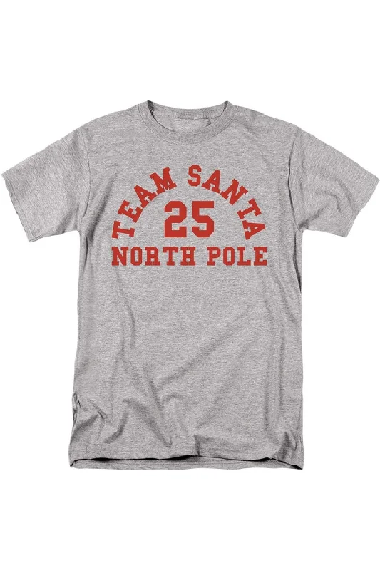 Durable Men's Work ShirtsChristmas Team Santa Unisex Adult T-Shirt