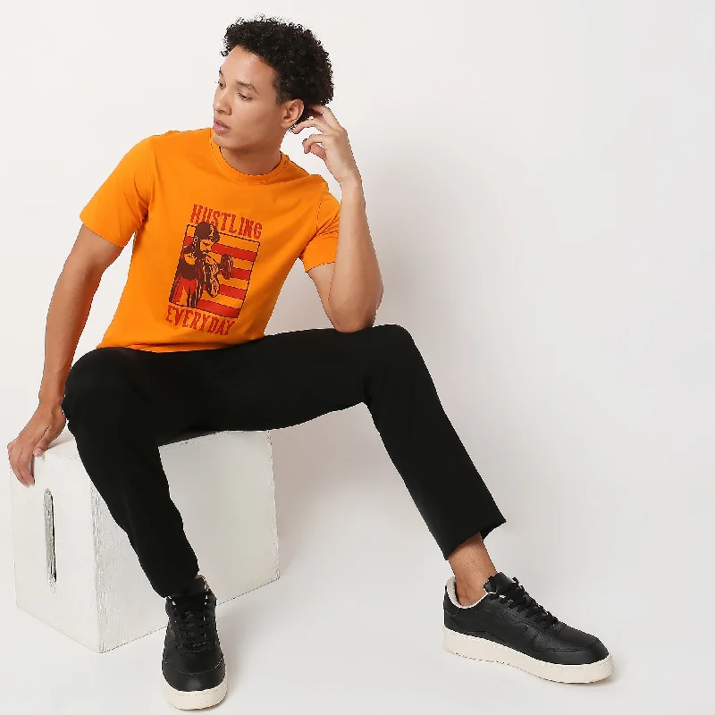 Men's Shirts for FishingRegular Fit Graphic T-Shirt