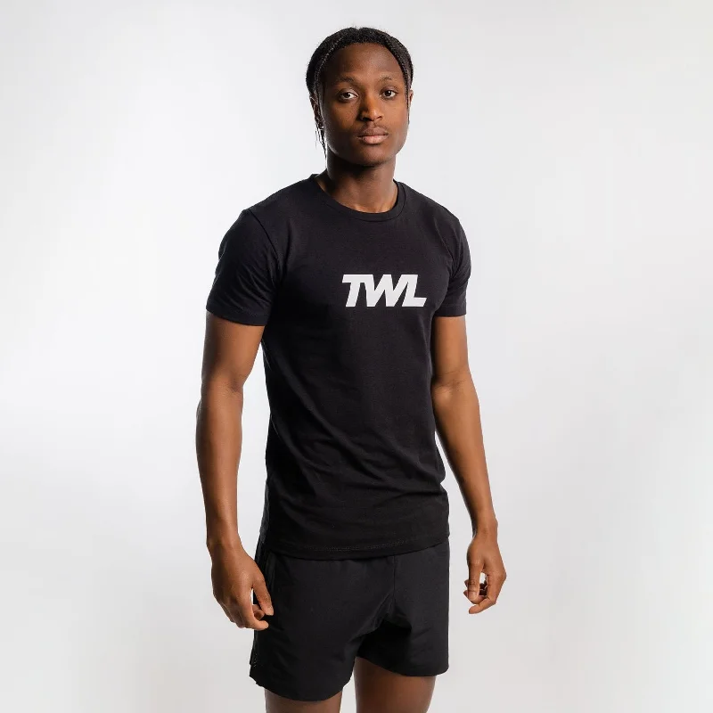 Men's Shirts with Graphic SleevesTWL - MEN'S EVERYDAY T-SHIRT - CORE - BLACK