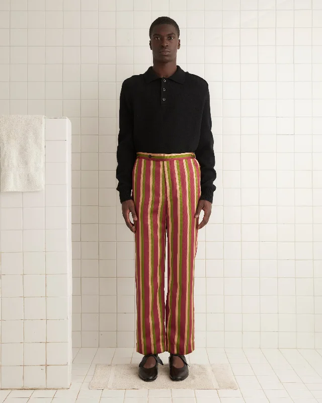 Men's Pants with Back PocketsJuniper Stripe Trousers