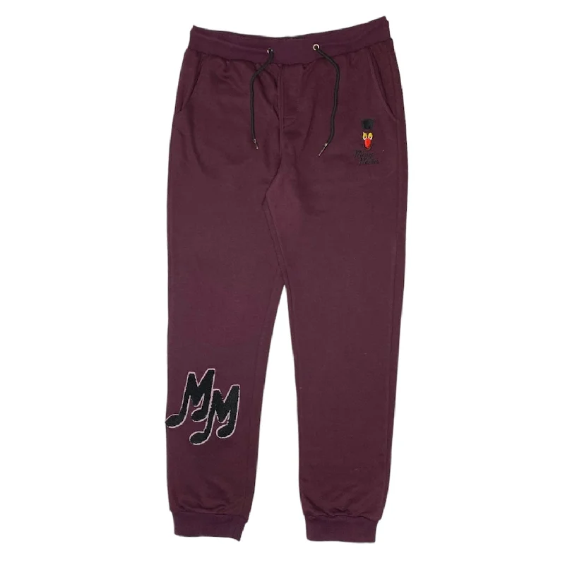 Men's Yoga Pants for FlexibilityBlack Keys Jogger (Burgundy) - BKP733