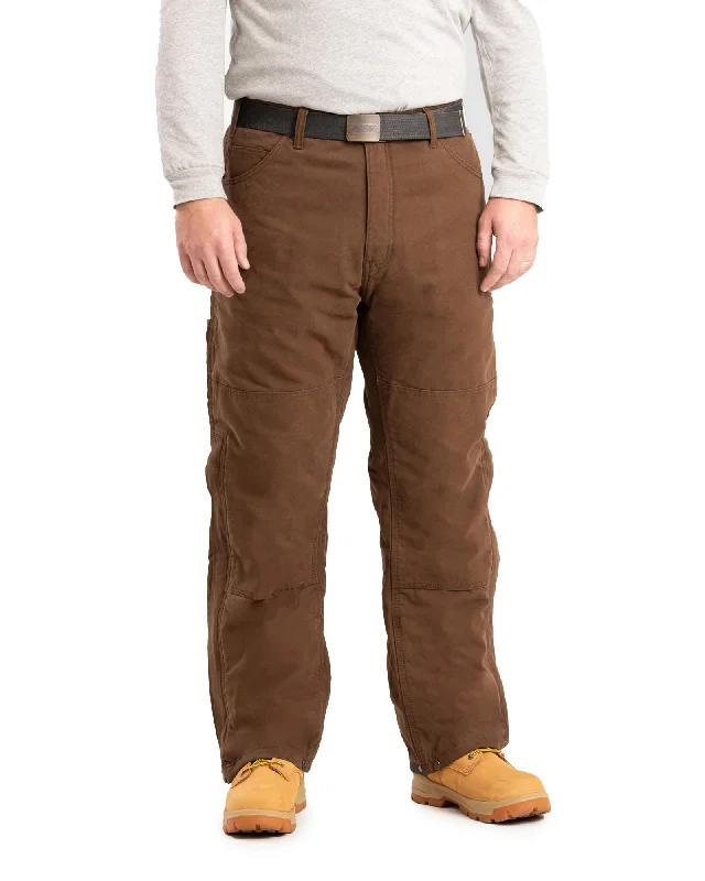 Men's Pants with Contrast Fabric PanelsHighland Washed Duck Insulated Outer Pant