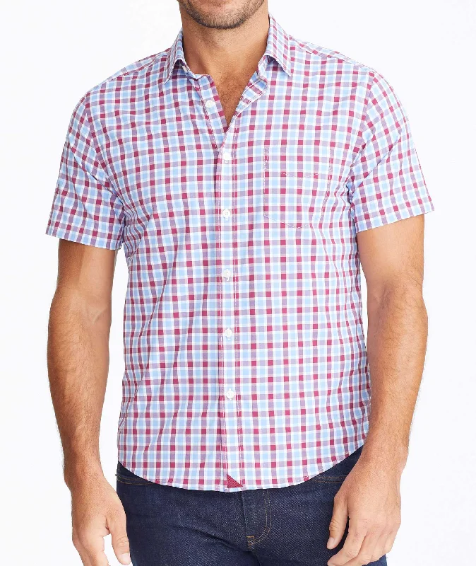 Men's Tailored Shirts for a Sharp AppearanceWrinkle-Free Performance+ Short-Sleeve Hopler Shirt - FINAL SALE
