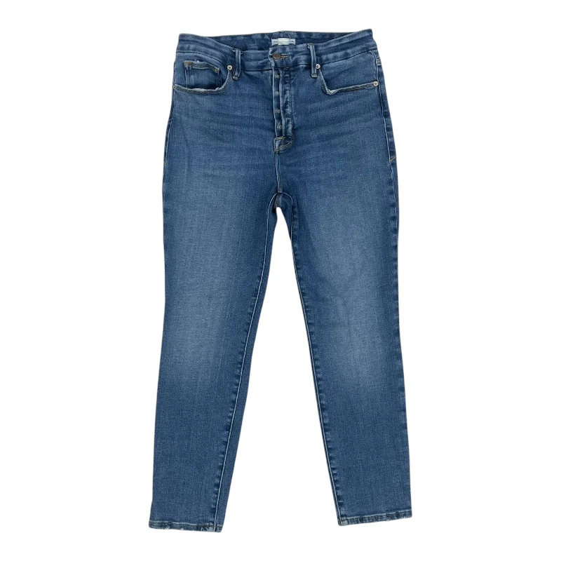 Jeans for Men with a Curvy BodyJeans Skinny By Good American In Blue Denim, Size:12