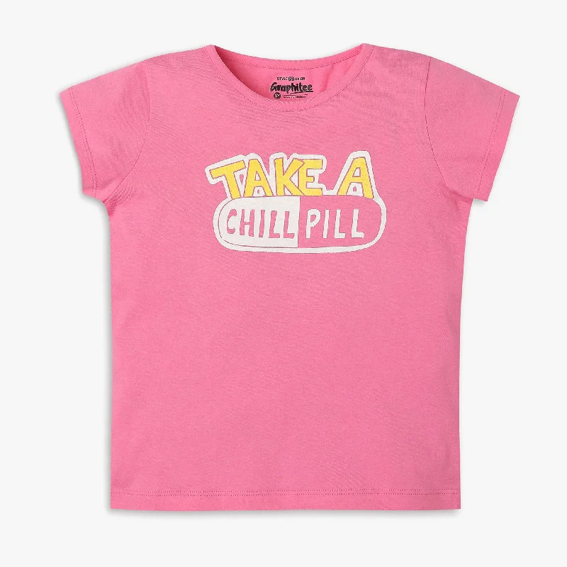 Men's Shirts with Animal PrintsGirls Regular Fit Printed T-Shirt