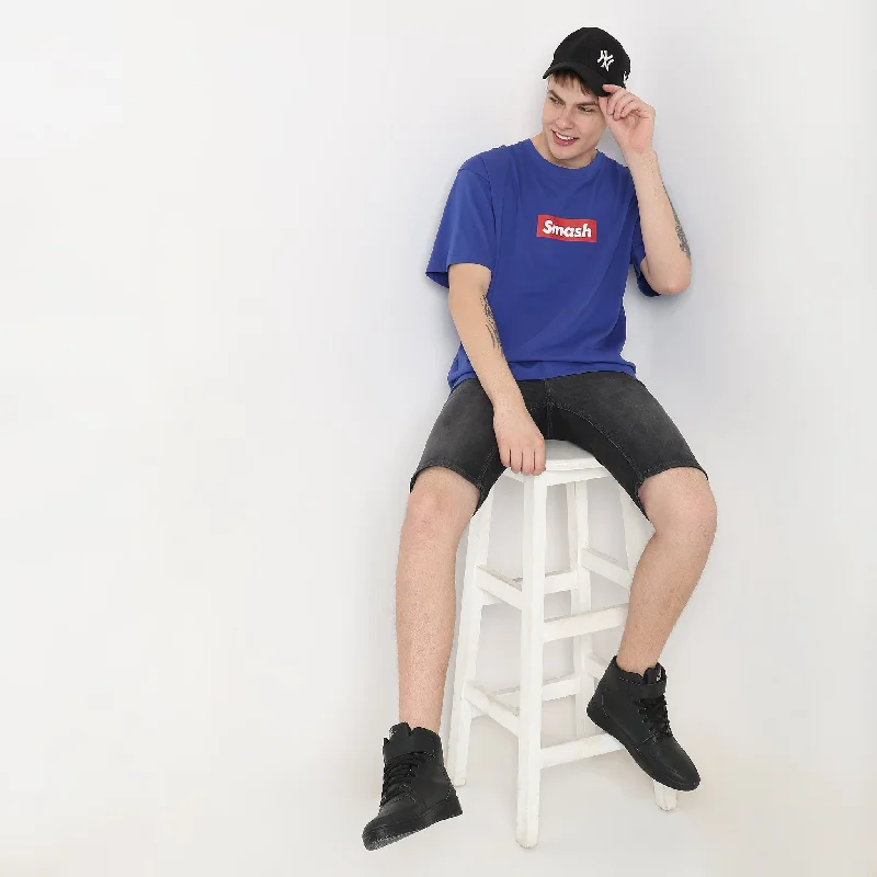 Men's Shirts with Pocket SquaresOversize Graphic T-Shirt