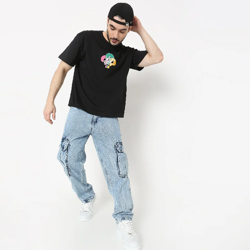 Men's Shirts with Button-Down PocketsOversize Graphic T-Shirt