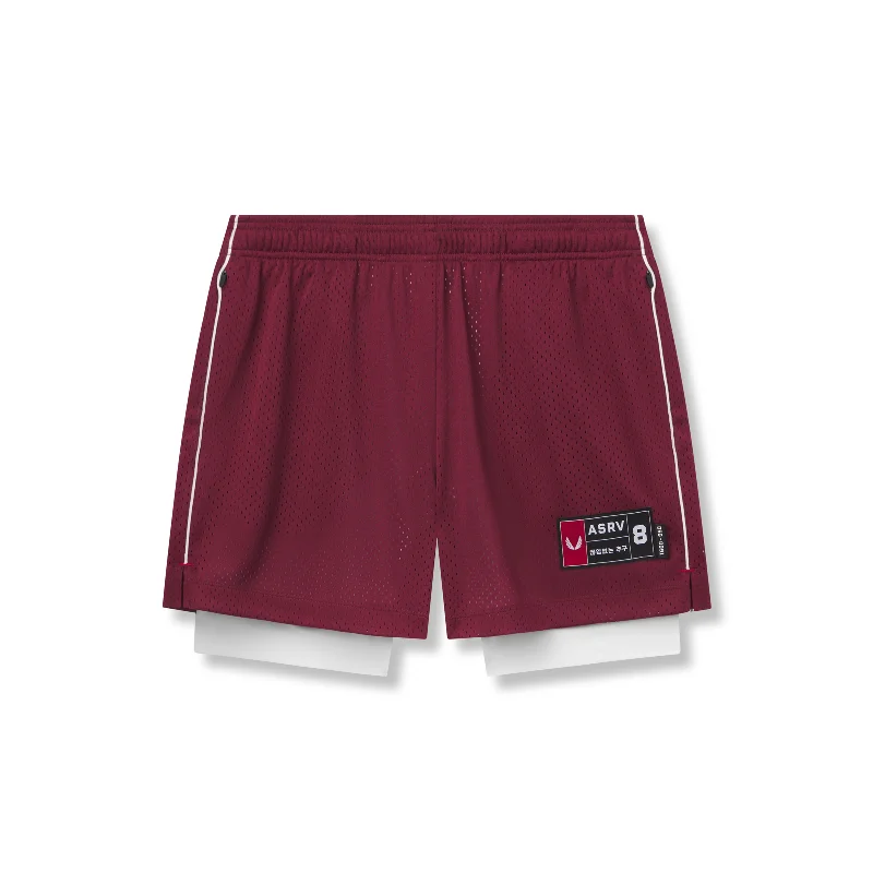 Men's Pants with Back Pockets0991. Ion-Mesh 5" Liner Short - Crimson