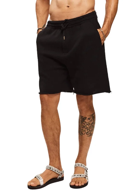 Men's Dress Pants for Special EventsChris Knit Shorts In Black