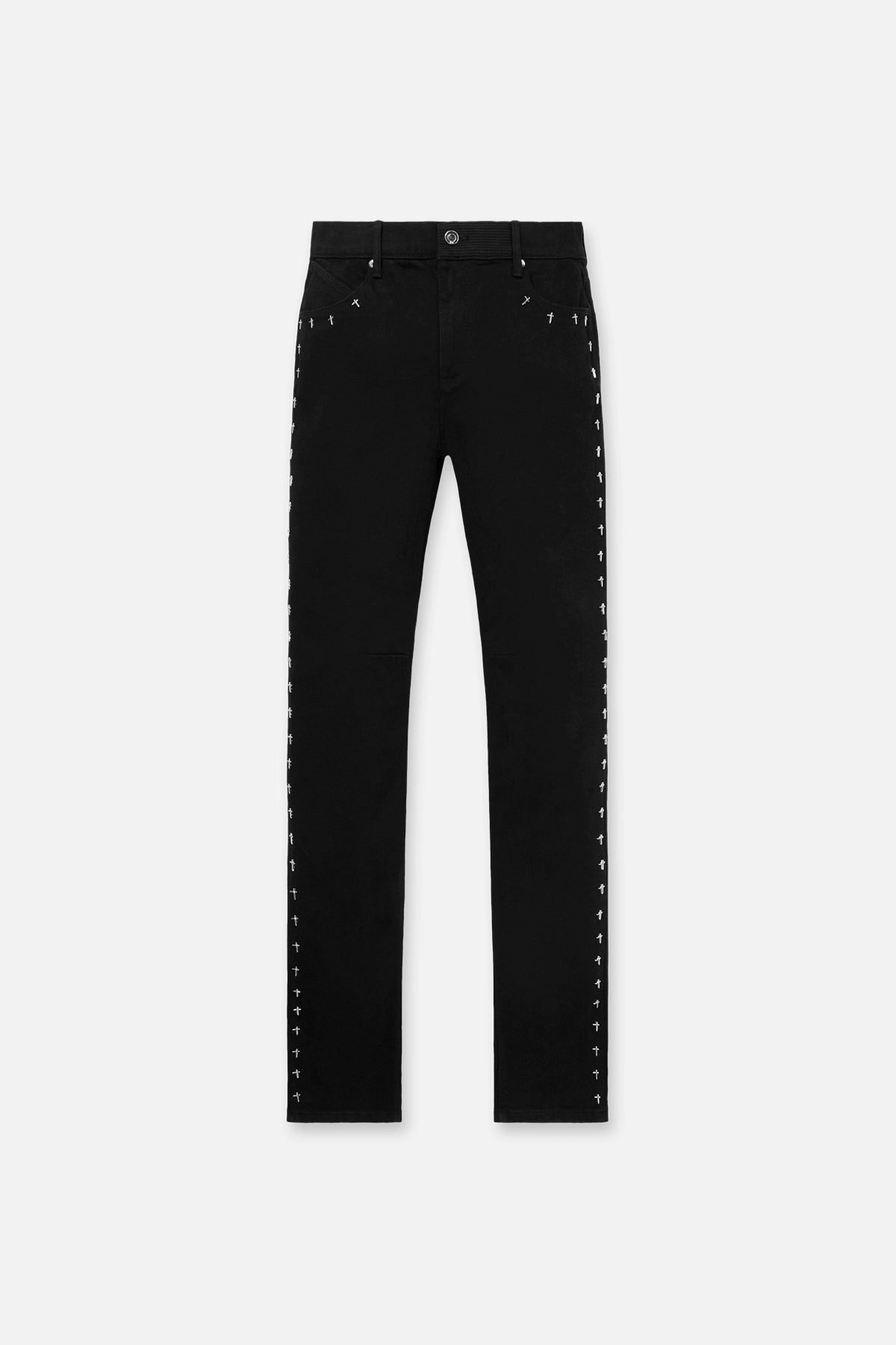 Men's Patterned Pants with Camouflage PrintsBRYANT SKINNY JEAN | BLACK CROSS