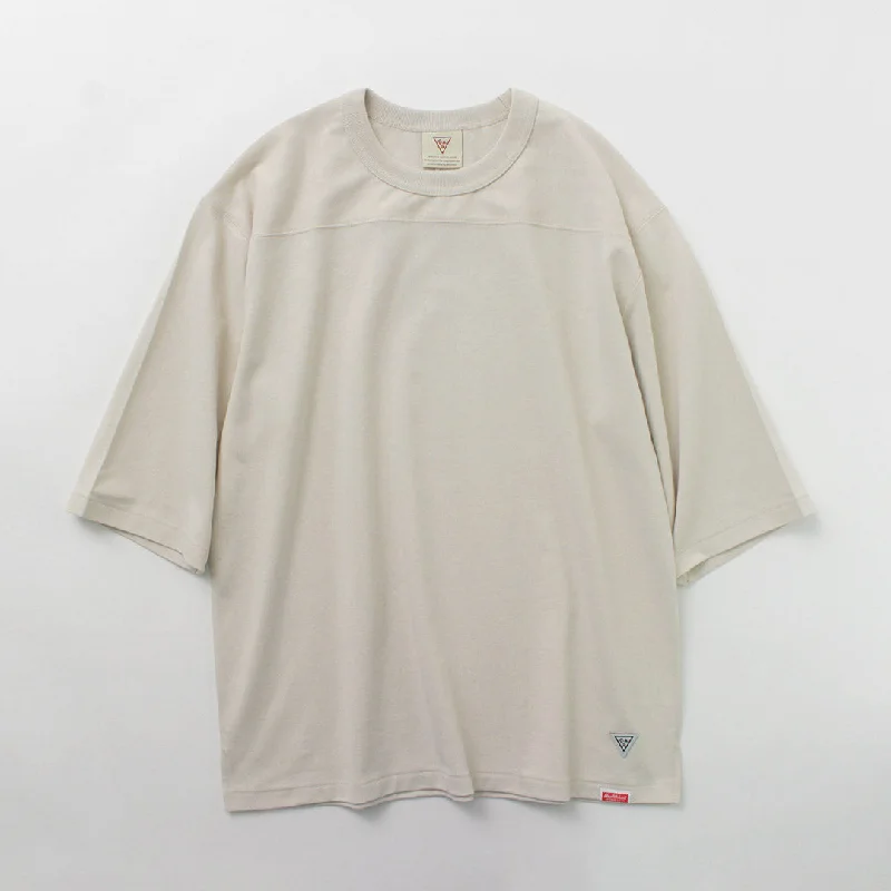 Men's Shirts with Adjustable CuffsHEALTHKNIT x RAG /  Football T-shirt