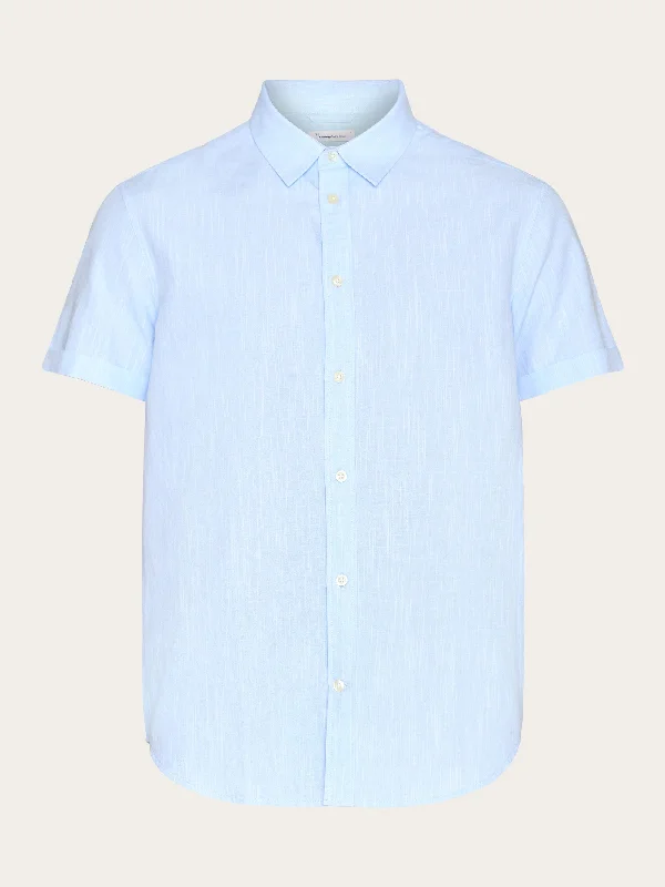 Men's Performance Fabric Shirts for All-Day ComfortCustom fit linen short sleeve shirt - Skyway