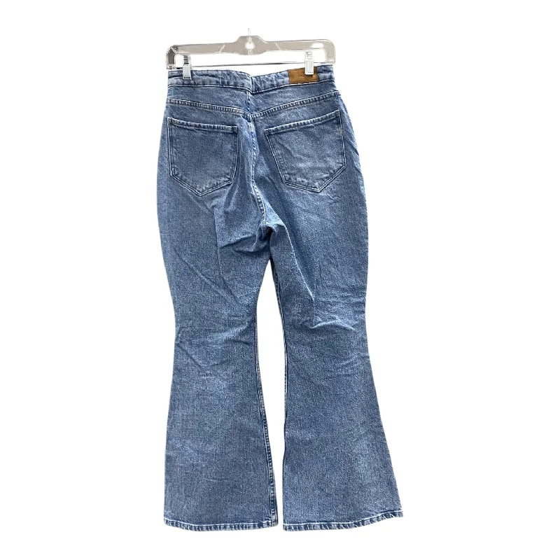 Modern Ripped and Distressed Men's JeansJeans Flared By Social Tourists In Blue, Size:6