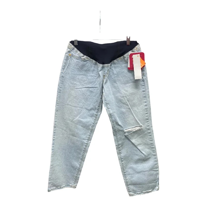 XXXL Men's JeansJeans Cropped Maternity By Isabel Maternity In Blue, Size:0