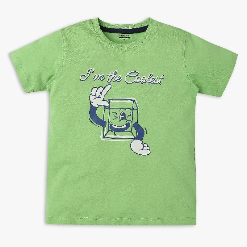 Men's Shirts with Hidden PocketsBoys Regular Fit Graphic T-Shirt