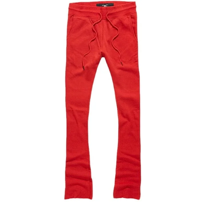 Men's Pants with Patch PocketsJordan Craig Uptown Stacked Sweatpants (Red) 8860L